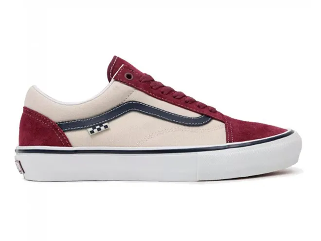 Кеды VANS Skate Old Skool Бежево-фиолетовые