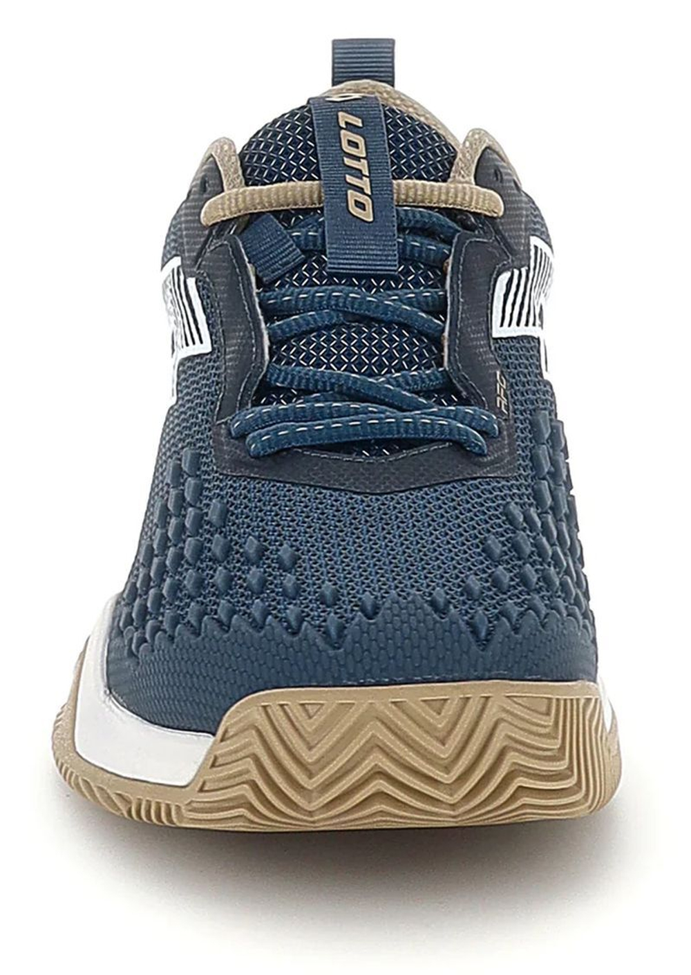 Мужские кроссовки теннисные Lotto Raptor Hyperpulse 100 III Clay - indigo blue/all white/irish beige