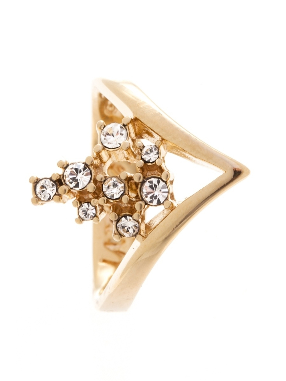 "Клауза" кольцо в золотом покрытии из коллекции "Constanta" от Jenavi