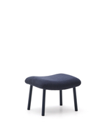 Пуф для ног Inari синий из стали и полиэстра 60 x 50 см