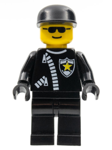 Минифигурка LEGO cop041 Полицейский в кепке и очках