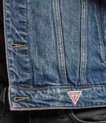 джинсовая куртка dillon GUESS - голубой(M2GXN1 D2IU0)