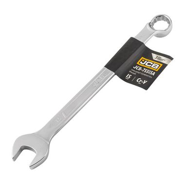 Ключ комбинированный, отогнутый на 75грд. 15мм JCB JCB-75515A