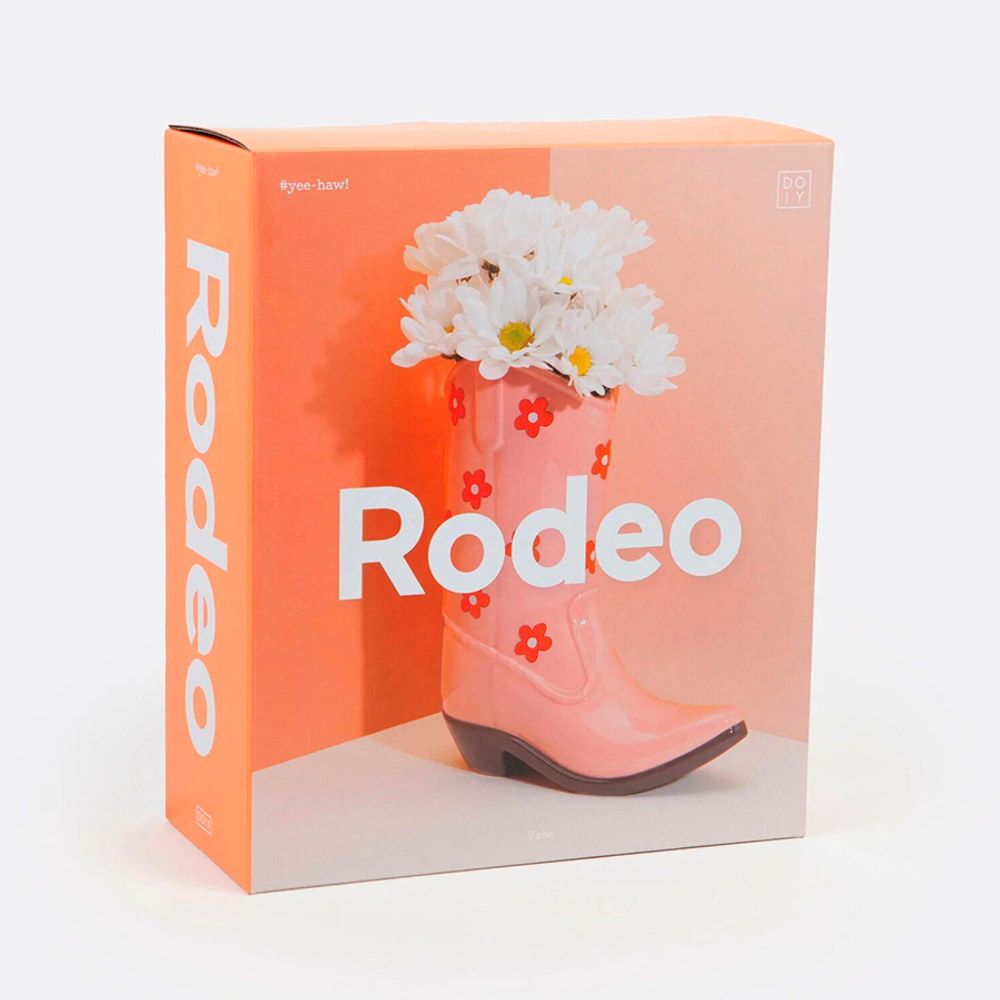 Ваза для цветов rodeo, 22,5 см, розовая