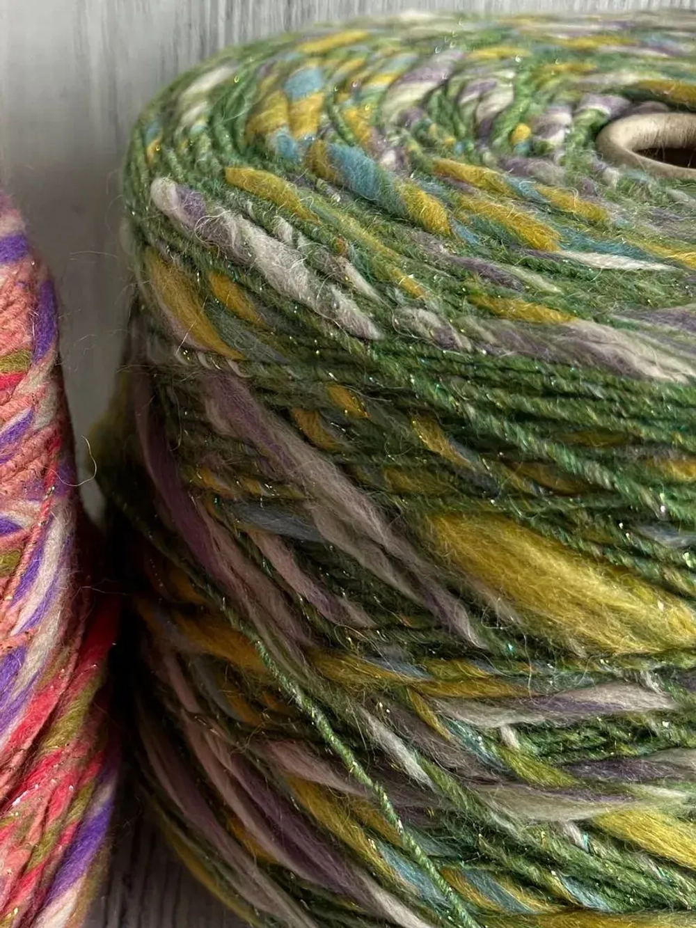 Трикотажная пряжа для вязания MORELINO толстая шишибрики