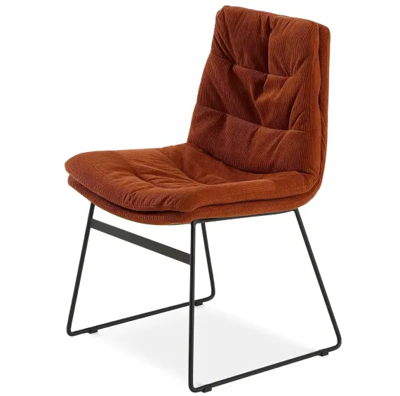 Стул Vitra, терракотовый вельвет