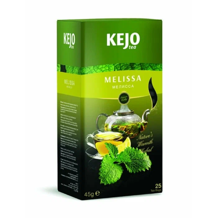 Чай черный Kejo Melissa с мелиссой 25 пакетиков