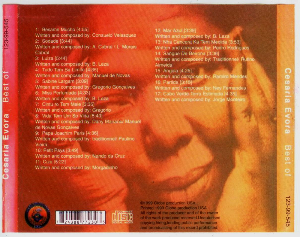 Cesaria Evora - The Best of/Цезария Эвора - Лучшее
