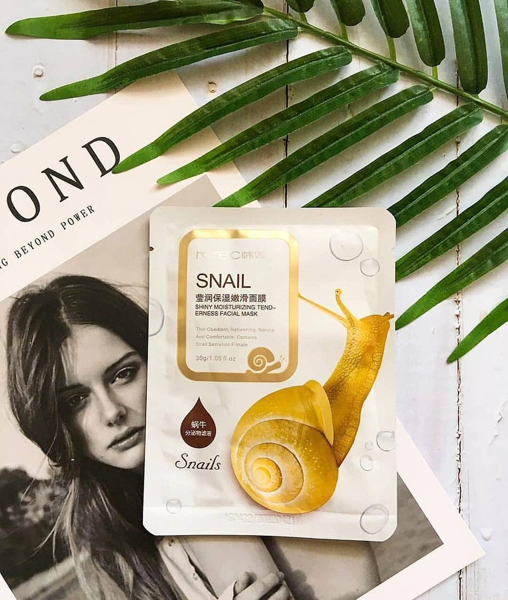 Тканевая маска с муцином улитки