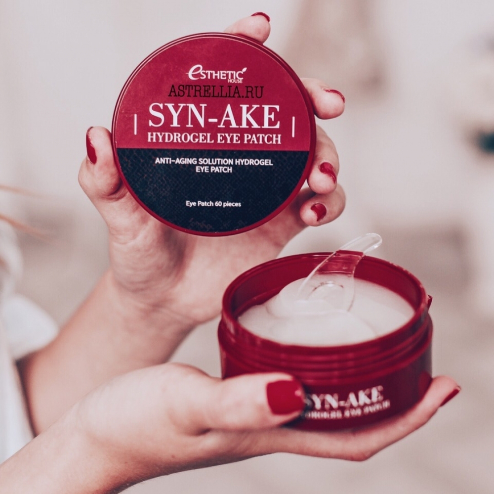 Esthetic House Syn-Ake Hydrogel Eyepatch гидрогелевые патчи для глаз со змеиным пептидом