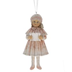 GAEM Фигурка декоративная подвесная "Девочка", L5,5 W4,5 H11 см, 2в.