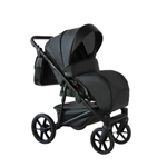 Детская коляска Sevillababy Tisso 2 в 1 черный экокожа