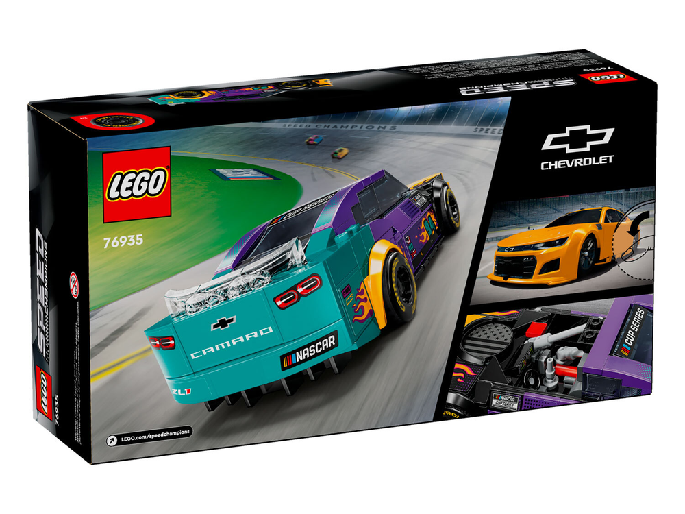 LEGO Speed Champions 76935 «NASCAR Next Gen Chevrolet Camaro ZL1» — легендарный спорткар