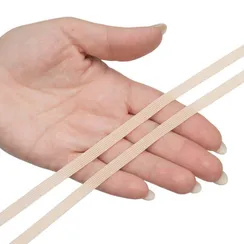 Резинка отделочная бежевая 6 мм (цв. 126), K-195/6