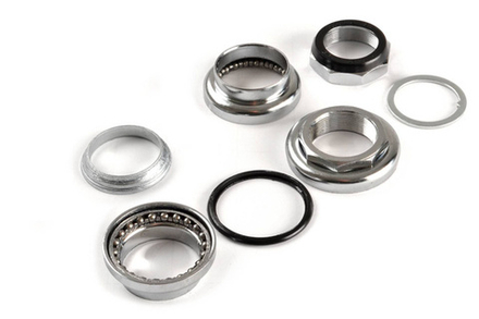 Рулевая колонка, KL-B206, 1 1/8" Standard (34 мм), резьбовая, KENLI, хром, 1HSSCP100122