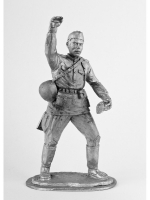 Оловянный солдатик Командир расчета полкового миномета