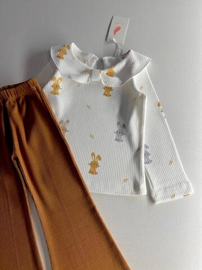 Веселый зайчик - двойка для девочек 2 600 тг./шт. (оптом - цена за 5 размеров)