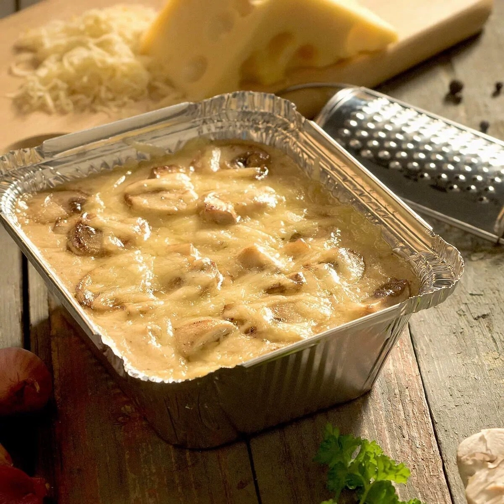 Прямоугольные алюминиевые формы - 490 мл, 10 шт.