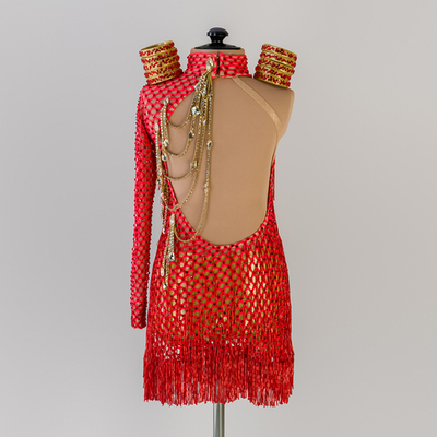 LA 025-01 Спортивное бальное платье для Латины (latina dress)