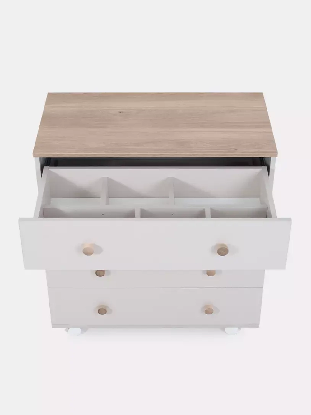 Комод RANT "ELSA PRO" с органайзером 80 см. 4 ящика (арт.125) Crystal Beige