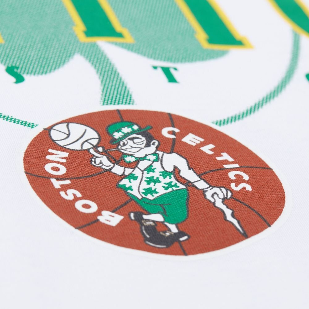 Баскетбольная футболка Mitchell&Ness NBA Shot Clock Boston Celtics White T-Shirt