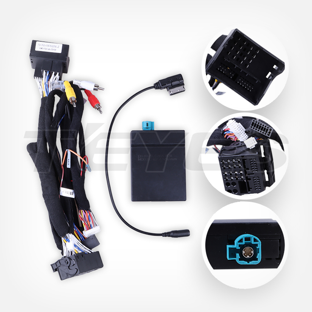 Комплект с разъёмами 12.3" Mercedes-Benz E-Class W212【L] Седан 2009-2012 NTG 4.0 - Car-Smart LUX-UE212N40