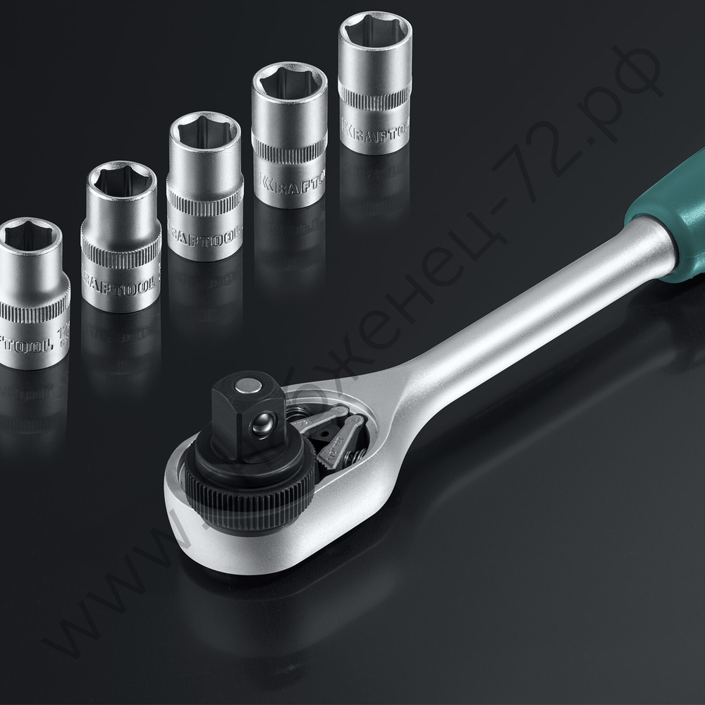 KRAFTOOL X Drive, 216 предм., (1/2″+3/8″+1/4″), универсальный набор инструмента (27888-H216)