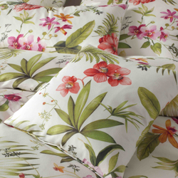 Наволочка 70x70 Elegante Tropical зеленый лайм