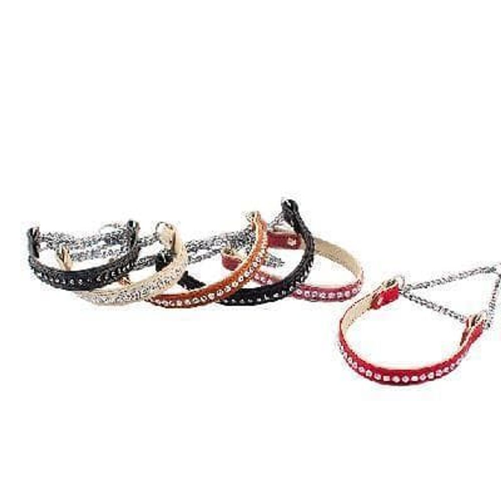 Удавка DA110611 с прозрачными стразами Zoo-M "Классика" 16мм 27см Удавка DA110611 с прозрачными стразами Zoo-M "Классика" 16мм 27см