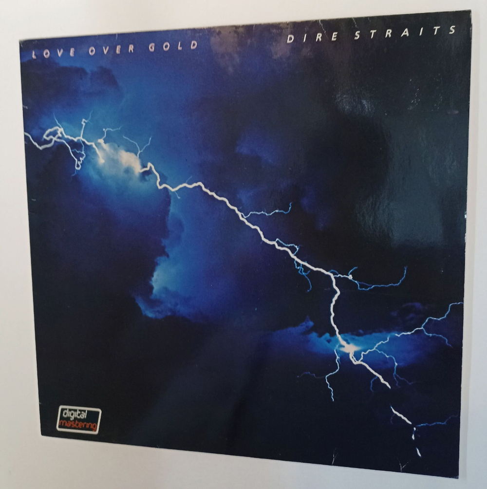 Винтажная виниловая пластинка LP Dire Straits Love Over Gold (Germany 1982)