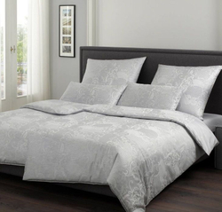 Наволочка 70х70 Elegante Maggiore серебряная фото