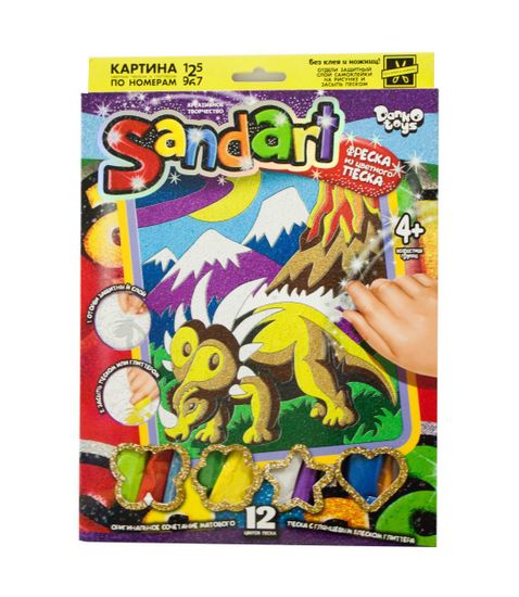 Набор креативного творчества «Фреска из песка» серия Sand Art, Набор 7