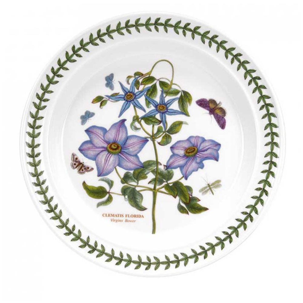 Тарелка обеденная 25см Portmeirion Ботанический сад Клематис