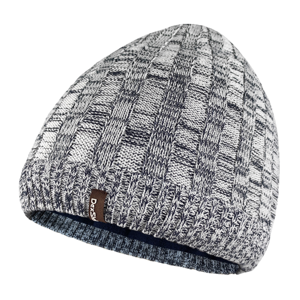 Водонепроницаемая шапка Dexshell Heathered Rib Knit Beanie серый