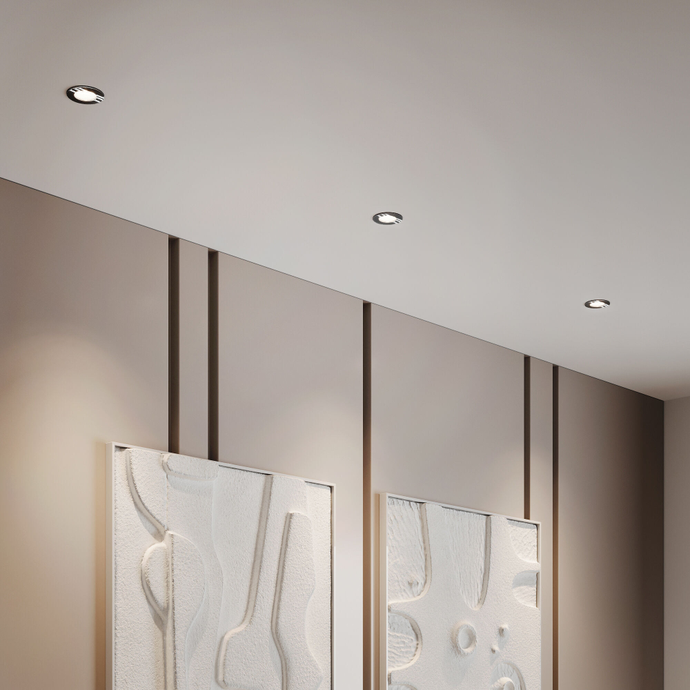 Встраиваемый светодиодный светильник Elektrostandard Artis 7W 3000 25096/LED черный