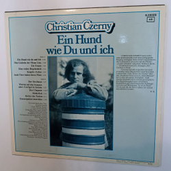 Винтажная виниловая пластинка LP Christian Czerny Ein Hund Wie Du Und Ich (Germany 1974)
