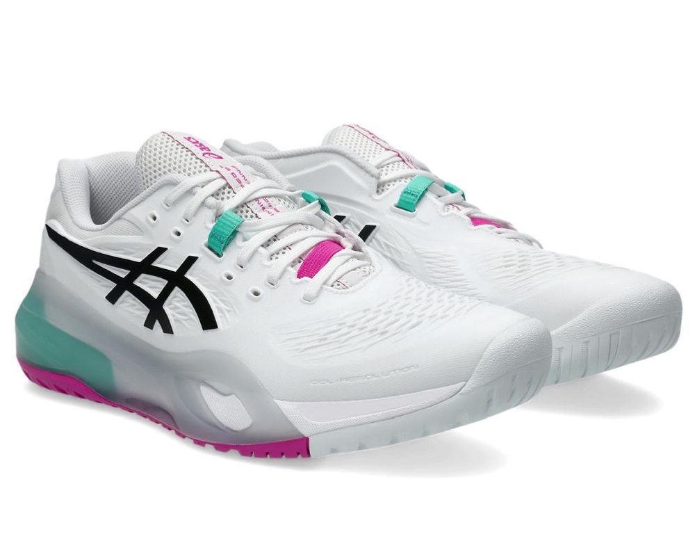 Теннисные кроссовки Asics Gel-Resolution X - white/aurora green