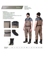 Вейдерсы Alaskan Scout хаки M