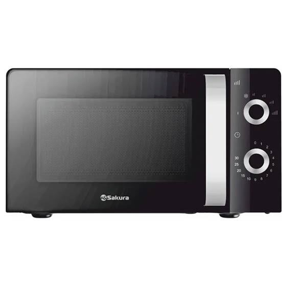 Микроволновая печь Sakura SA-7056BK, 20л, 700Вт, цвет черный