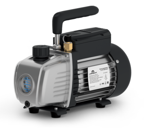 Насос вакуумный LT-VP120-R410 (1-ступ., 60л/мин, 60 microns, 1/4 SAE) LAMPRECHT