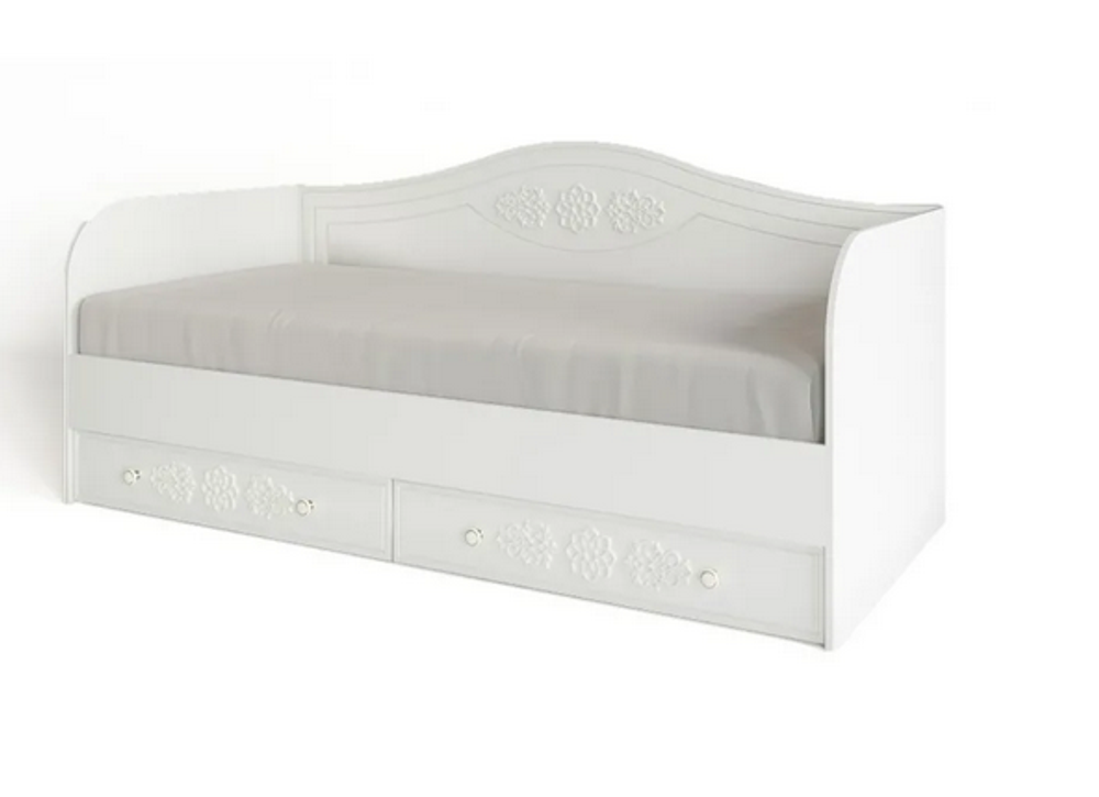 Кровать ДКД 2000.1 KI-KI Белый 900*2000