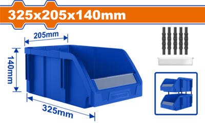 Пластиковый лоток 325х205х140 мм (24) WADFOW WTB0303