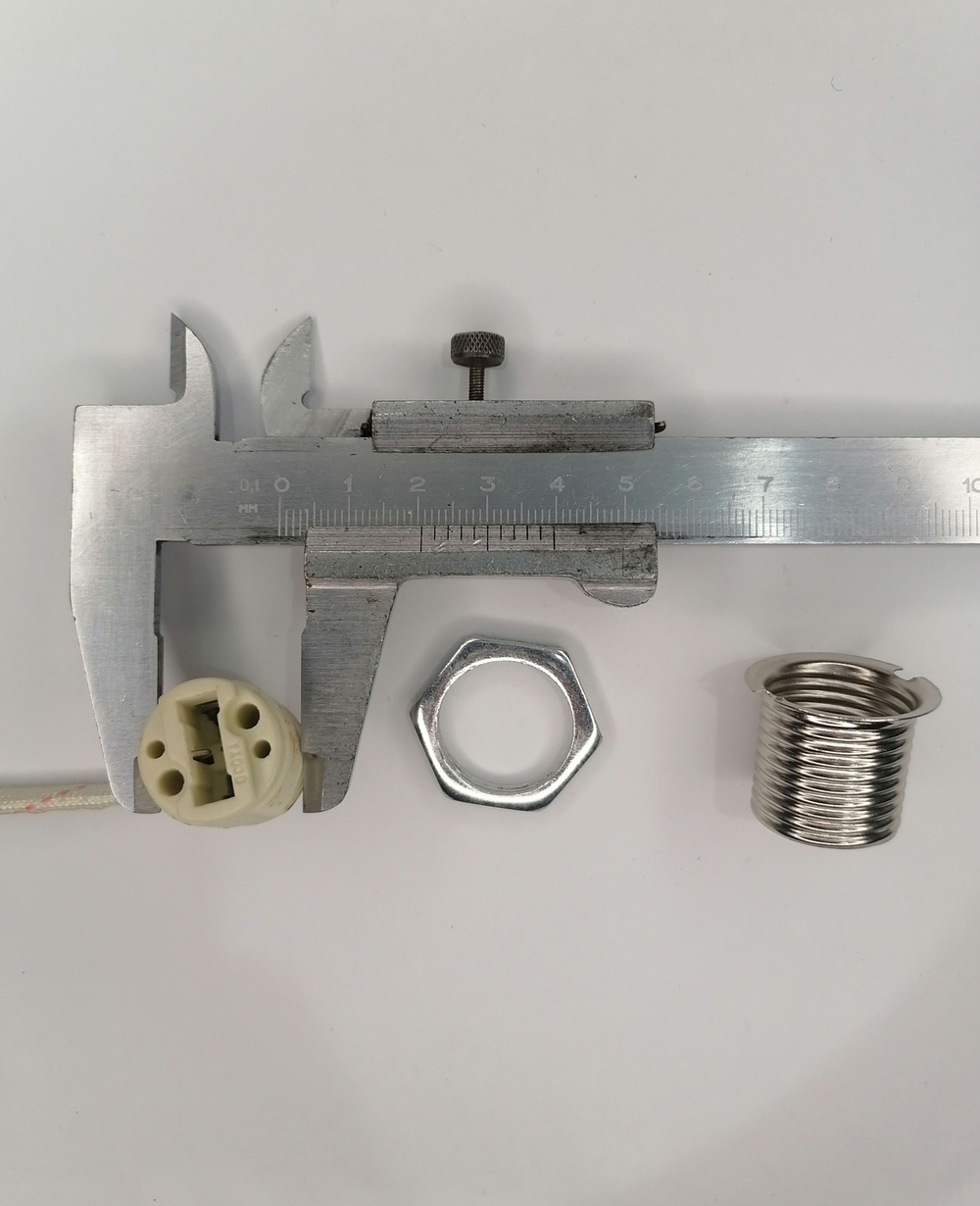 Патрон G9 керамический с креплением длина провода 15 см LH119