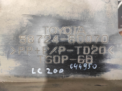 Пыльник заднего бампера Toyota Land Cruiser Prado 150 15-21 Б/У Оригинал 5872460070