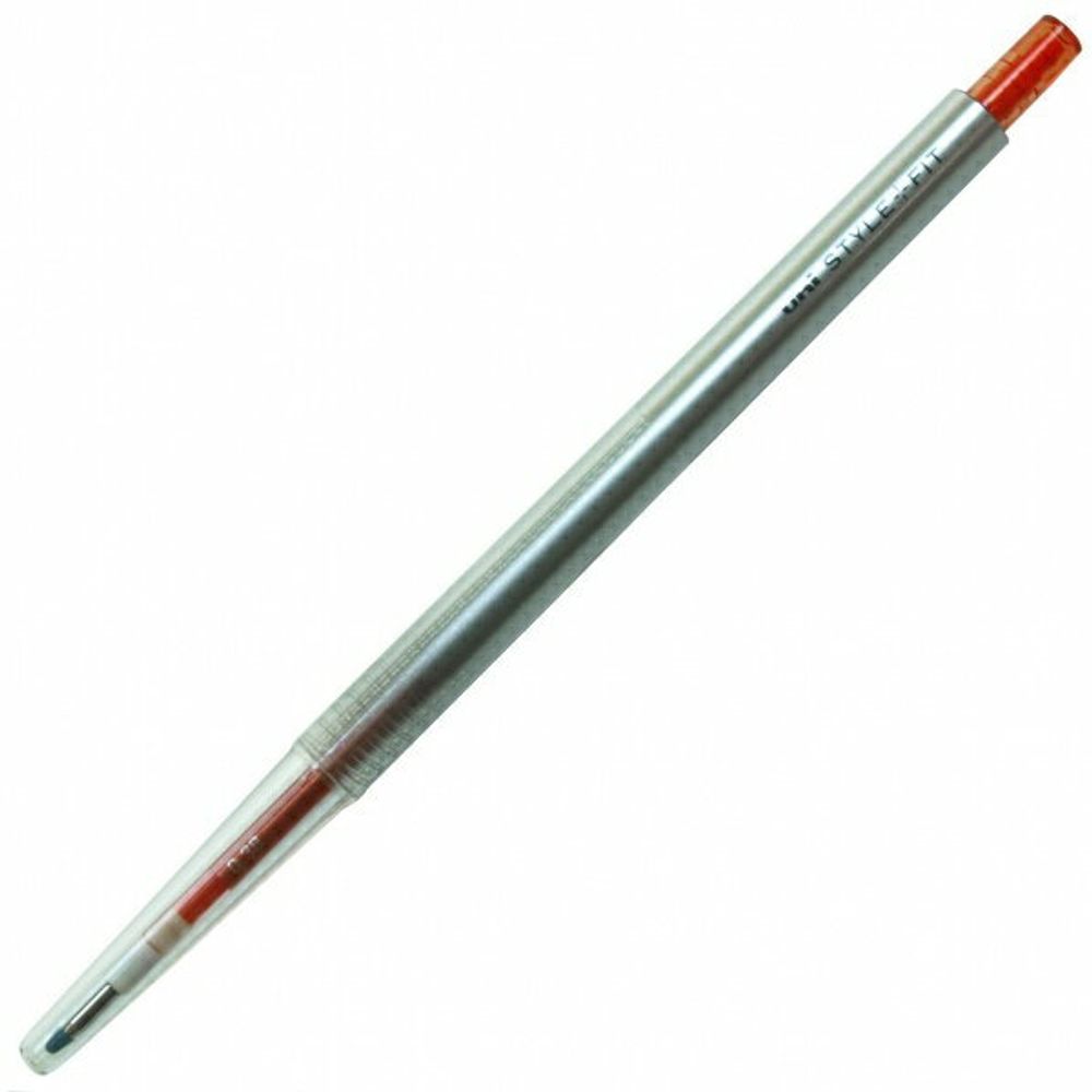 Гелевая ручка 0,38 мм Uni Style Fit - Red Orange - красно-оранжевые чернила
