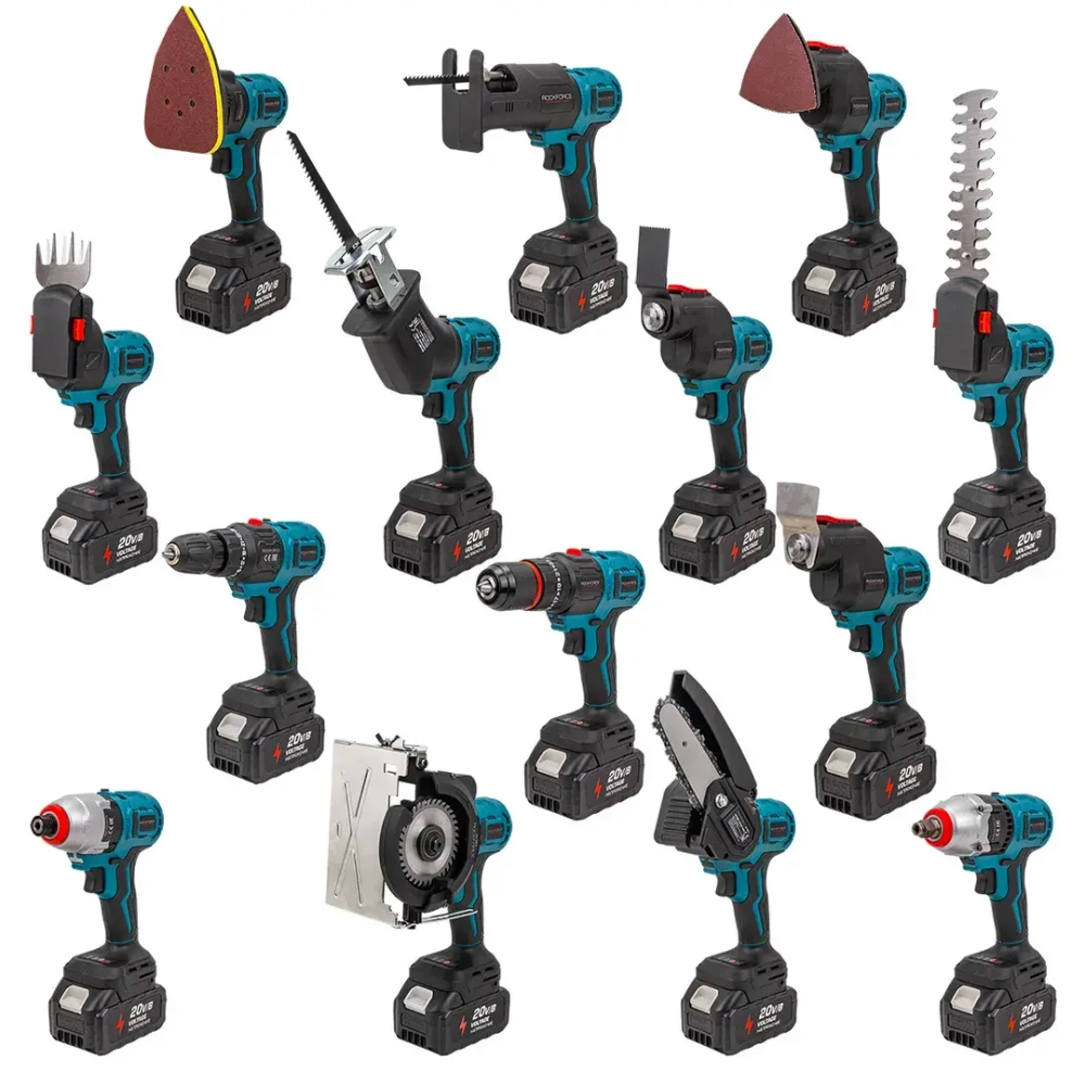 Набор инструментов аккумуляторных многофункциональный RockFORCE RF-JCB-18MT-B