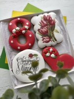 Имбирные пряники на 8 марта вкусный подарок