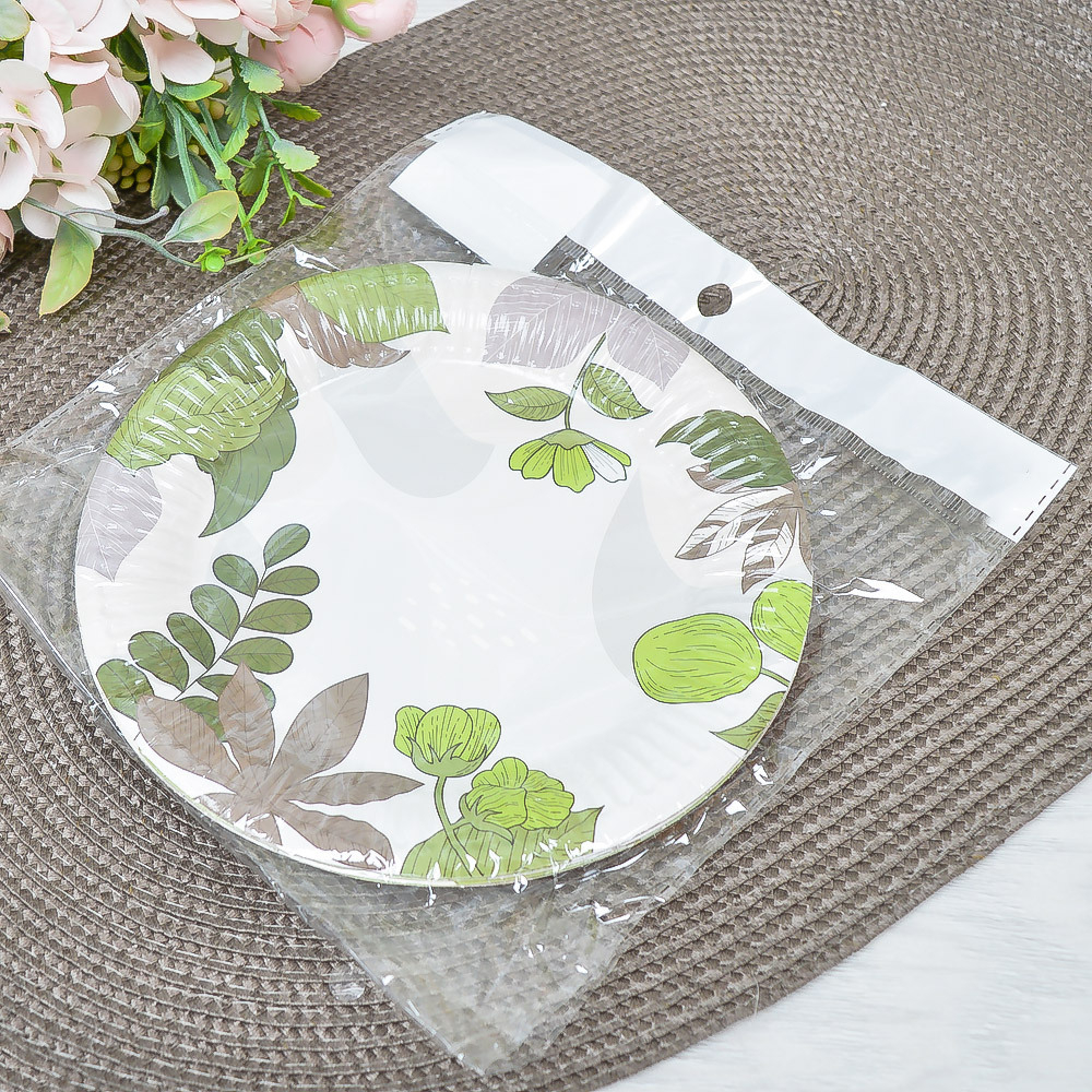 Тарелки бумажные 6шт 18см "Nature"