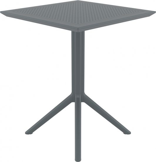 Стол пластиковый складной Sky Folding Table 60 темно-серый
