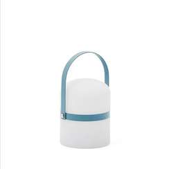 Настольная лампа Ridley mini LED из полиэтилена синего цвета